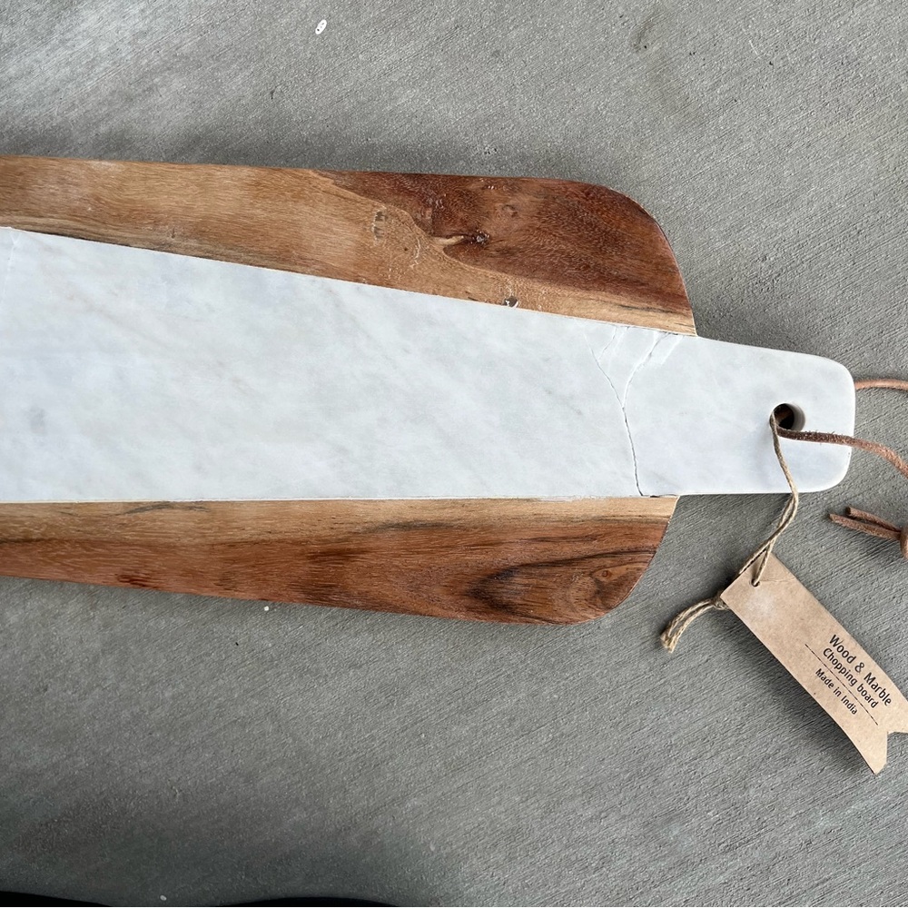 Marble and Wood Cutting Boards